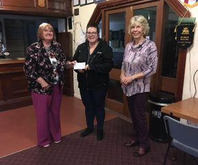 Charity Presentation to Portishead Youth Centre